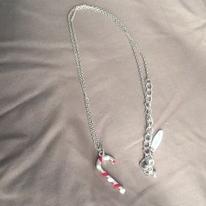 peppermint candy cane necklace